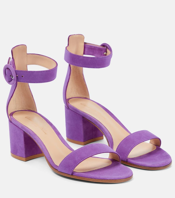 Gianvito Rossi Versilia 60 suede sandals