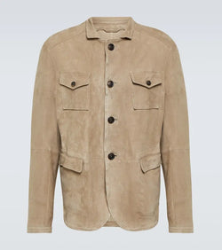 Giorgio Armani Suede western shirt