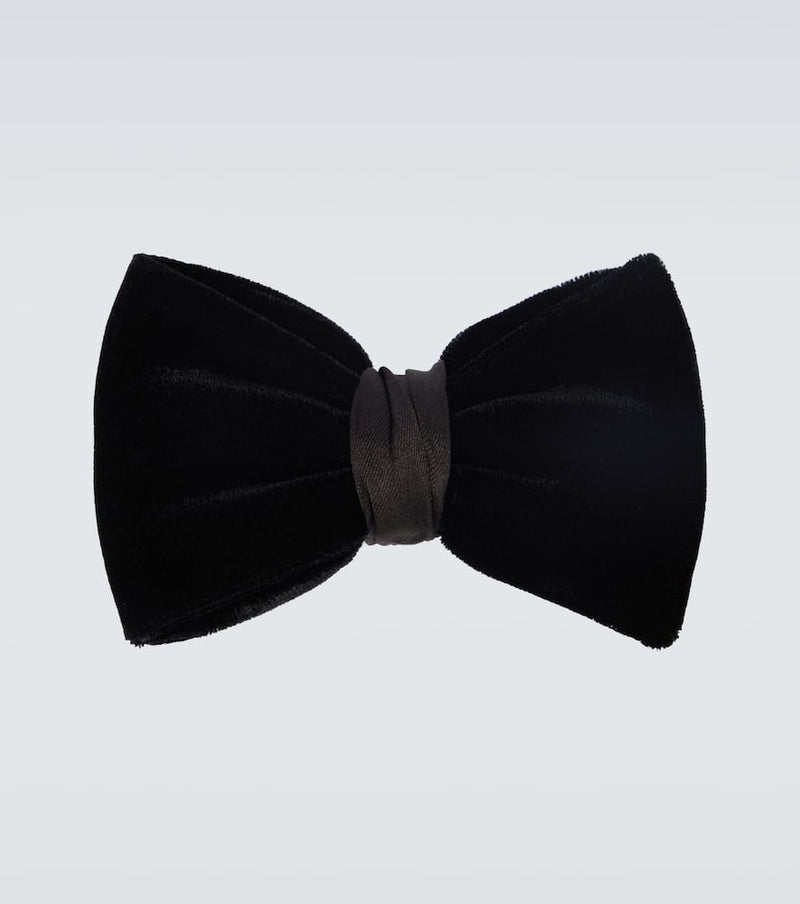 Giorgio Armani Velvet bow tie