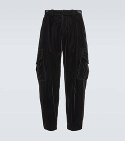 Giorgio Armani Velvet cargo pants