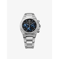 Girard-Perregaux 81020-11-631-11A Laureato Chronograph stainless-steel automatic watch | LYBSTORE