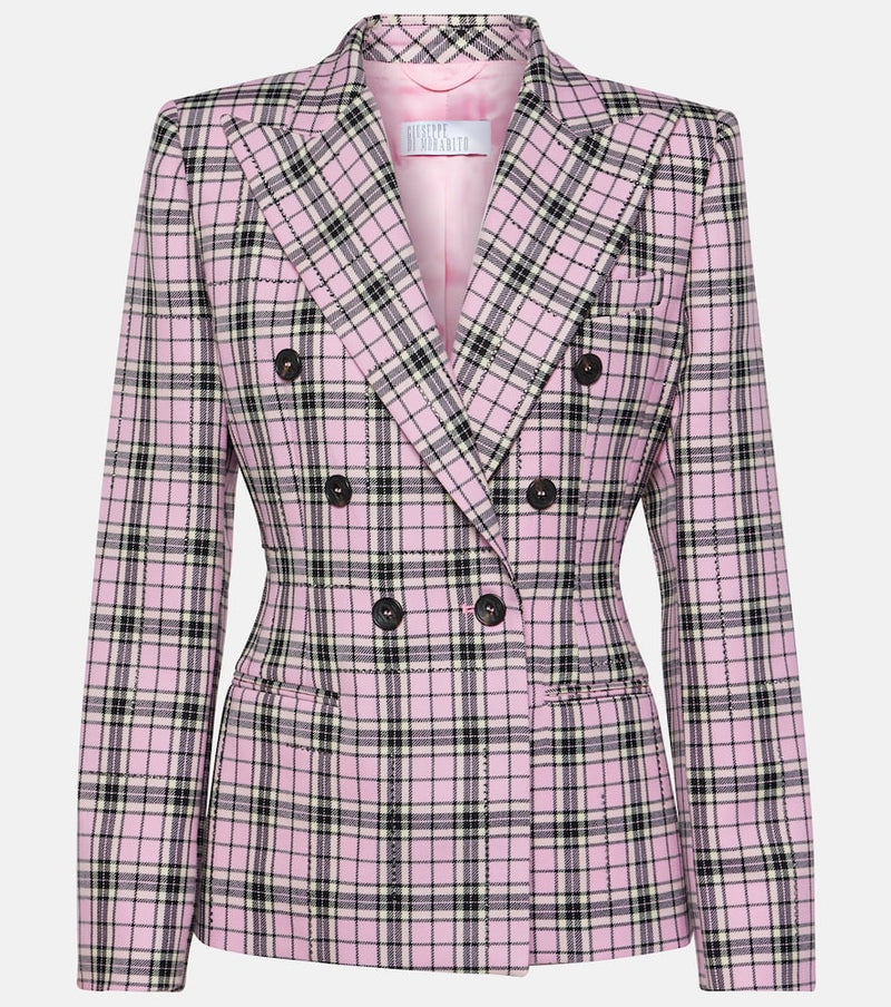 Giuseppe di Morabito Checked wool blazer