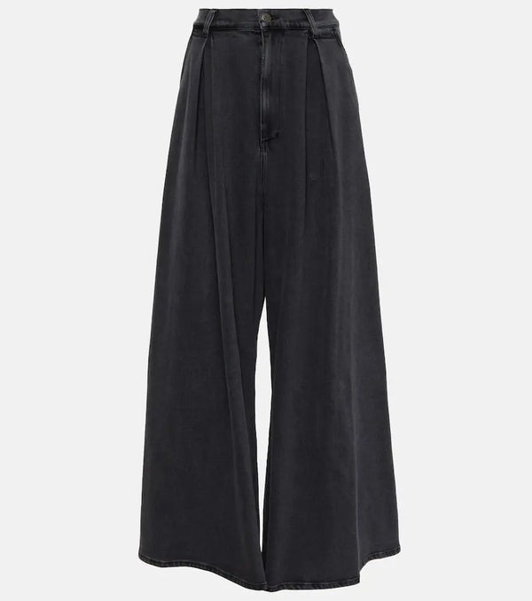 Giuseppe di Morabito Oversized pleated wide-leg jeans | LYBSTORE