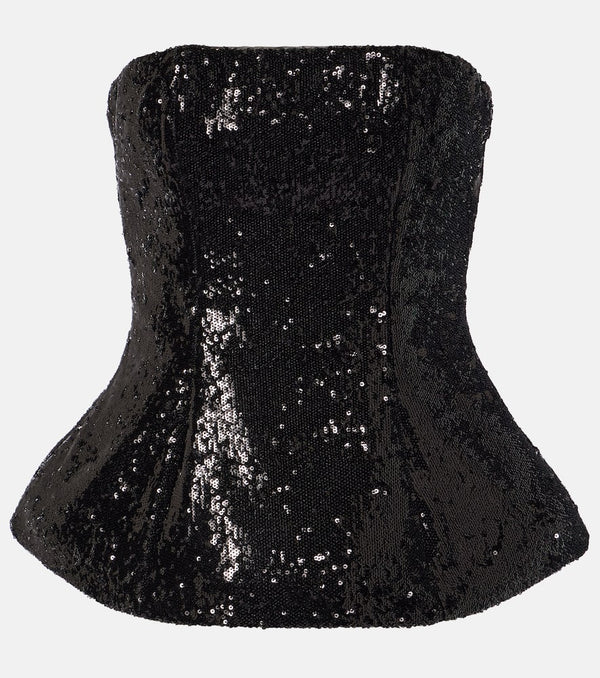 Giuseppe di Morabito Sequined bustier top