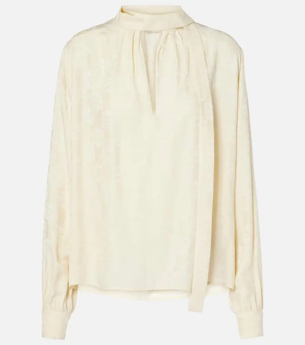 Givenchy 4G Liquid jacquard blouse | LYBSTORE