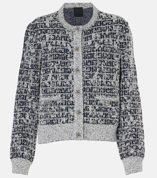 Givenchy 4G Liquid tweed cardigan | LYBSTORE