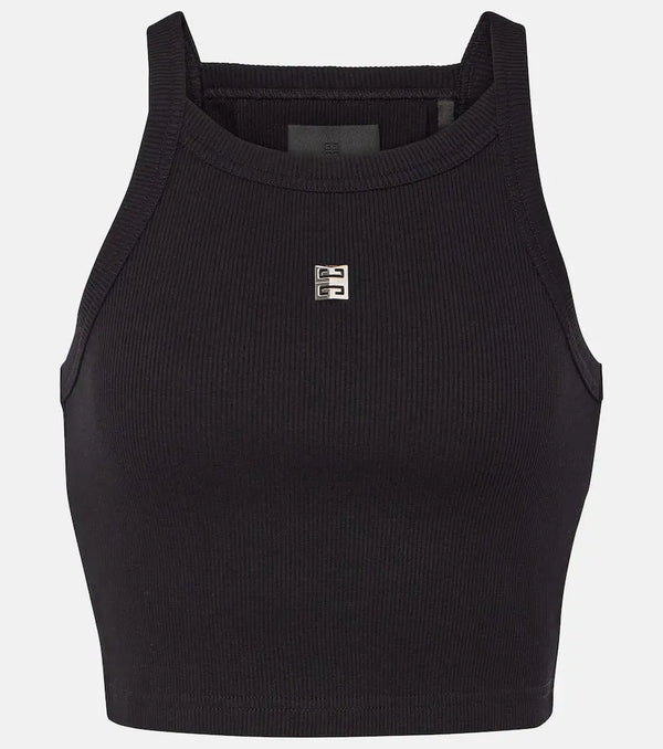 Givenchy 4G cotton-blend crop top | LYBSTORE