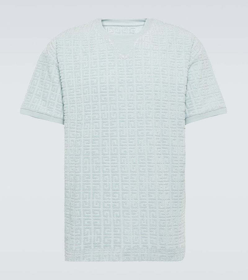 Givenchy 4G cotton-blend terry jacquard T-shirt