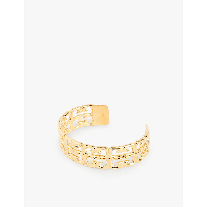 Womens Givenchy 4G-motif brass bracelet