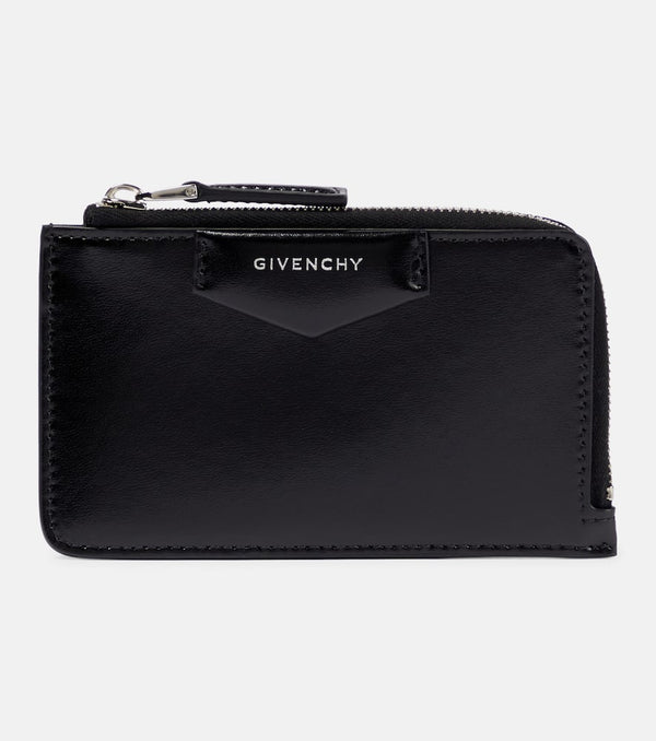 Givenchy Antigona zipped leather cardholder | LYBSTORE