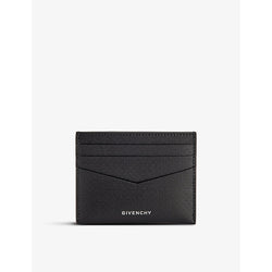 Givenchy Foiled-branding leather card holder