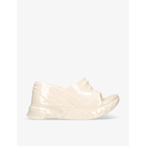 Womens Givenchy Marshmallow rubber wedge sandals