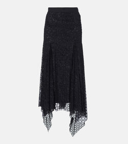 Givenchy Monogram 72 Glitter midi skirt