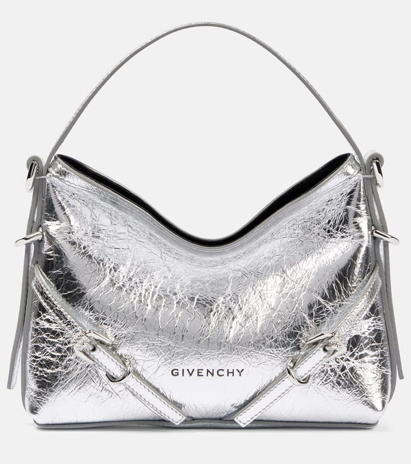 Givenchy Voyou Nano metallic leather shoulder bag