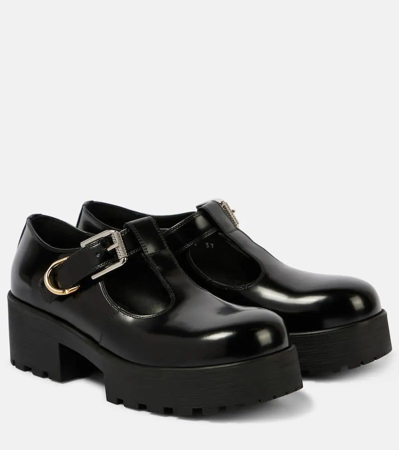 Givenchy Voyou brushed leather loafers | LYBSTORE