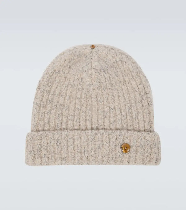 God's True Cashmere Ribbed-knit cashmere beanie