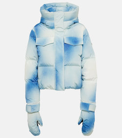 Goldbergh Ciel Blue printed ski jacket