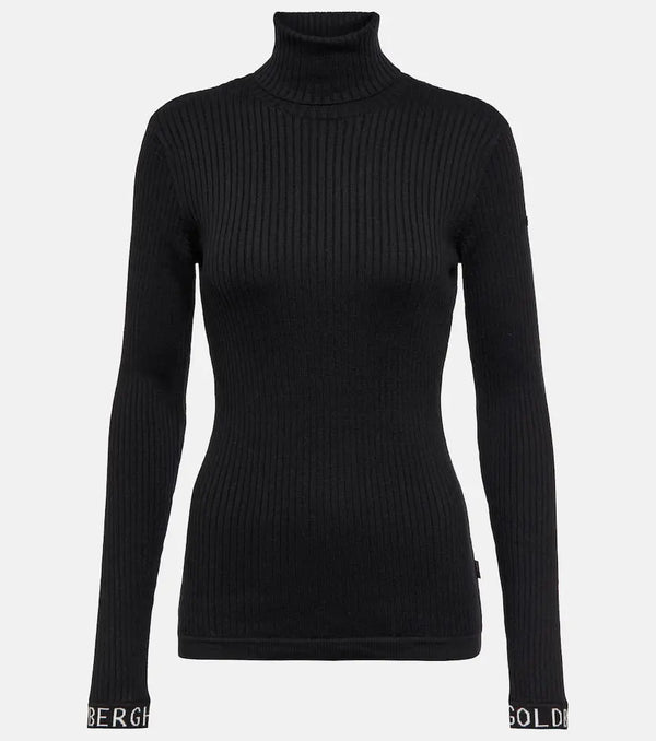 Goldbergh Mira ribbed-knit turtleneck sweater | LYBSTORE