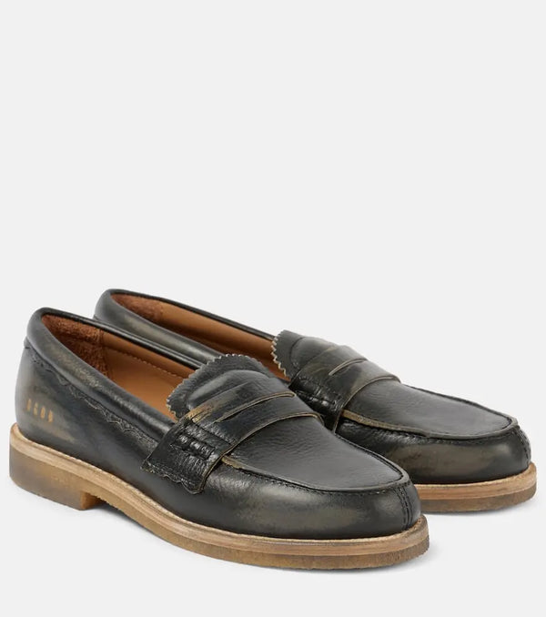 Golden Goose Jerry leather penny loafers | LYBSTORE