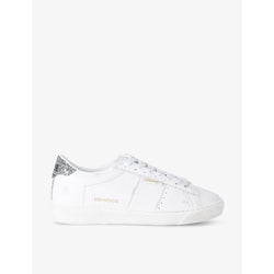 Womens Golden Goose Women's Matchstar 10449 leather low-top trainers