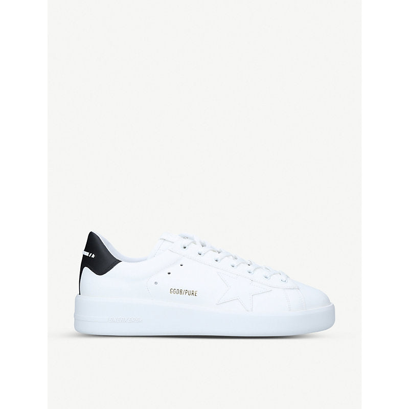  Golden Goose Men's Pure Star low-top leather and suede trainers