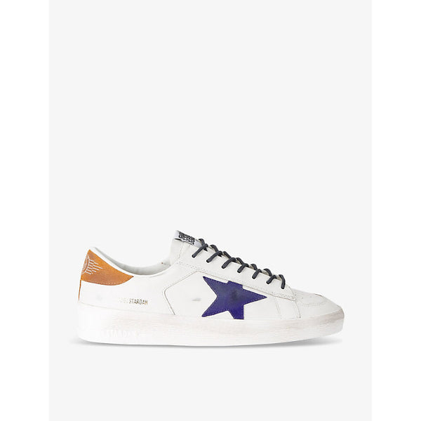  Golden Goose Men's Stardan logo-print leather low-top trainers