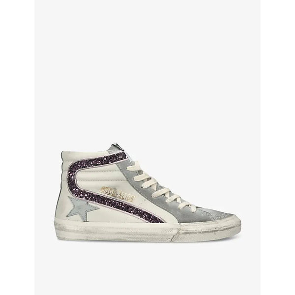 Golden Goose Slide 82661 leather high-top trainers