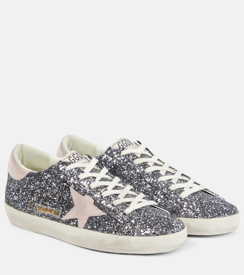 Golden Goose Super-Star glitter sneakers