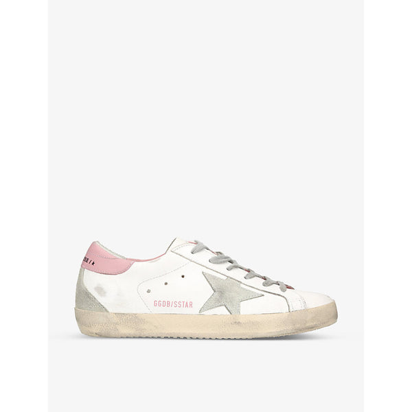 Womens Golden Goose Superstar 10914 star-applique low-top leather trainers