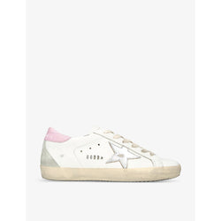 Womens Golden Goose Women's Superstar 11531 leather low-top trainers