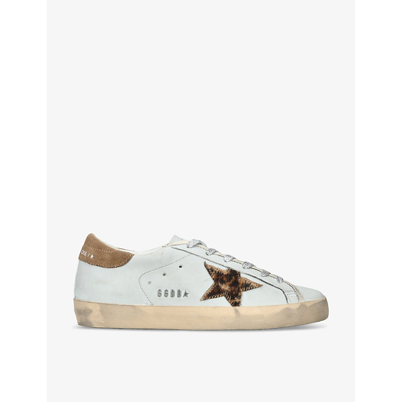 Womens Golden Goose Superstar 60518 leather low-top trainers