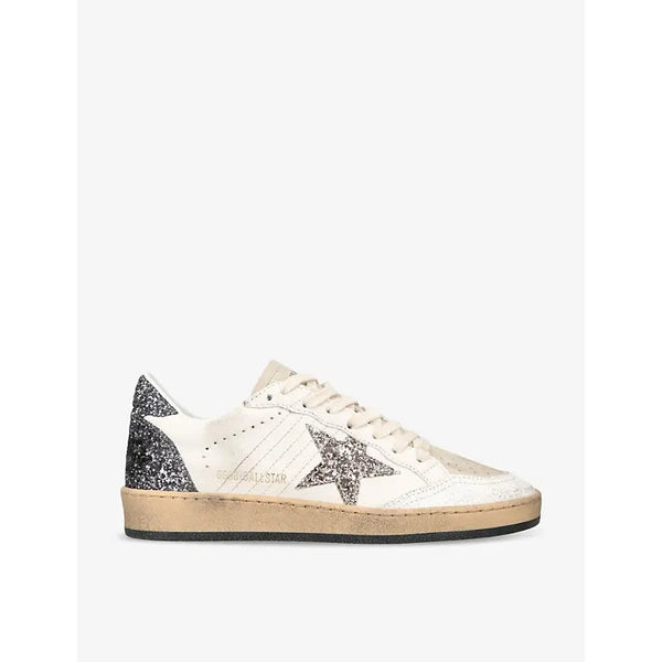 Golden Goose Women's Ballstar 11701 distressed leather low-top trainers | Golden Goose