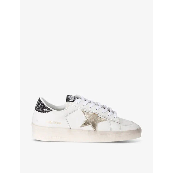 Golden Goose Women's Stardan 11938 star-embroidered leather low-top trainers | Golden Goose