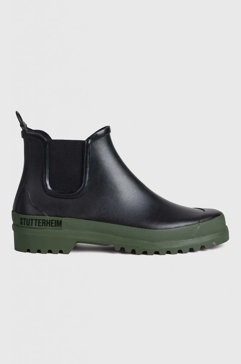 Stutterheim Chelsea Rainwalker Black/Green