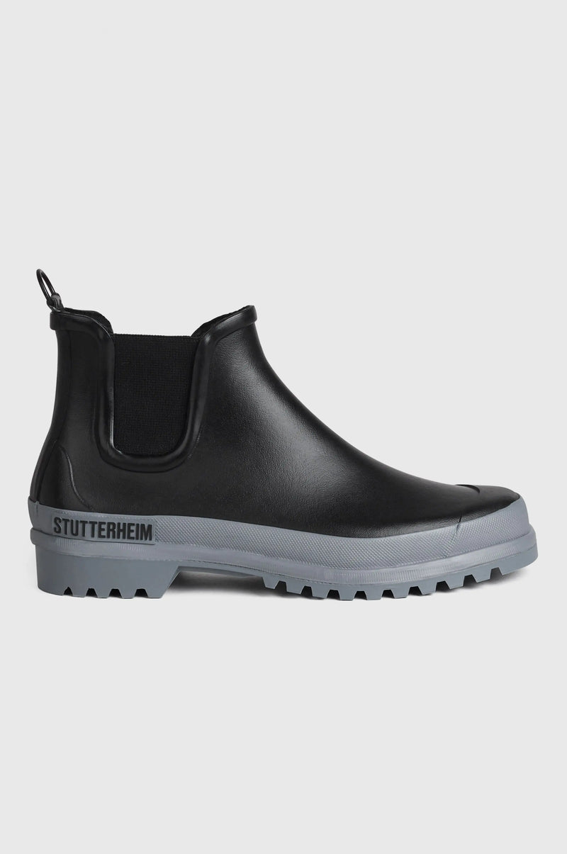 Stutterheim Chelsea Rainwalker Black/Grey