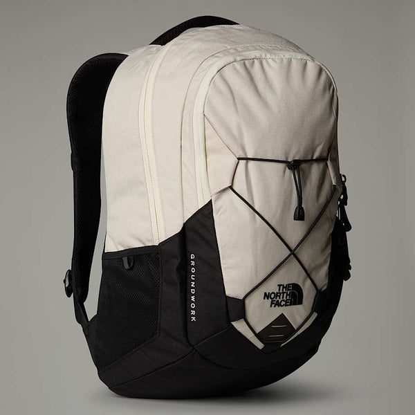 The North Face Groundwork Backpack Rainy Day Ivory Dark Heather-tnf Black-npf male