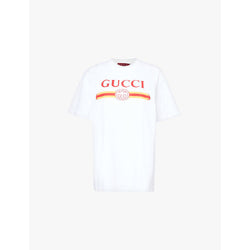 Gucci Ancora logo-print cotton-jersey T-shirt