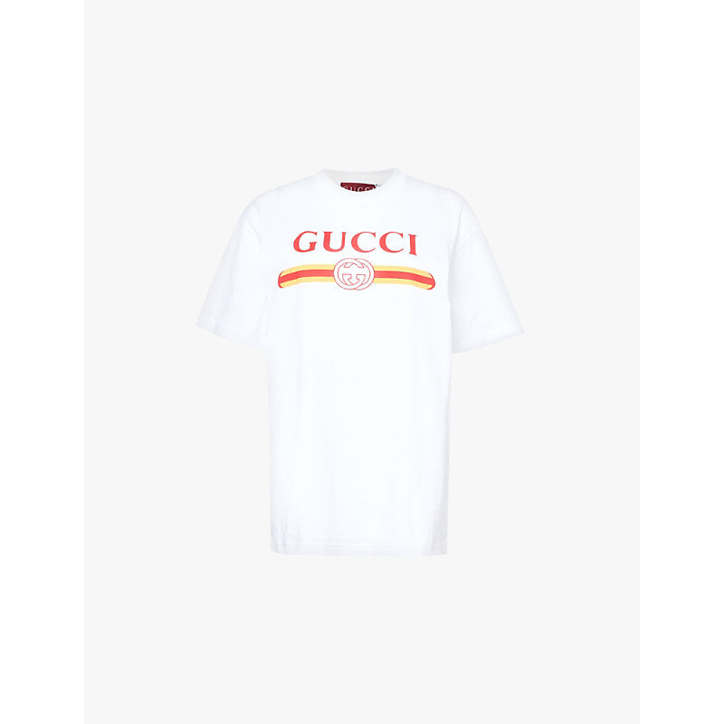 Gucci Ancora logo-print cotton-jersey T-shirt