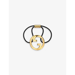 Womens Gucci Blondie gold-tone metal and cord hair accessory