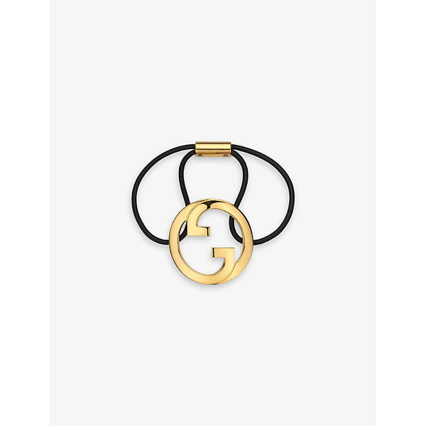 Gucci Blondie gold-tone metal and cord hair accessory | LYBSTORE