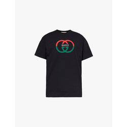 Gucci Brand-print crew-neck regular-fit cotton-jersey T-shirt