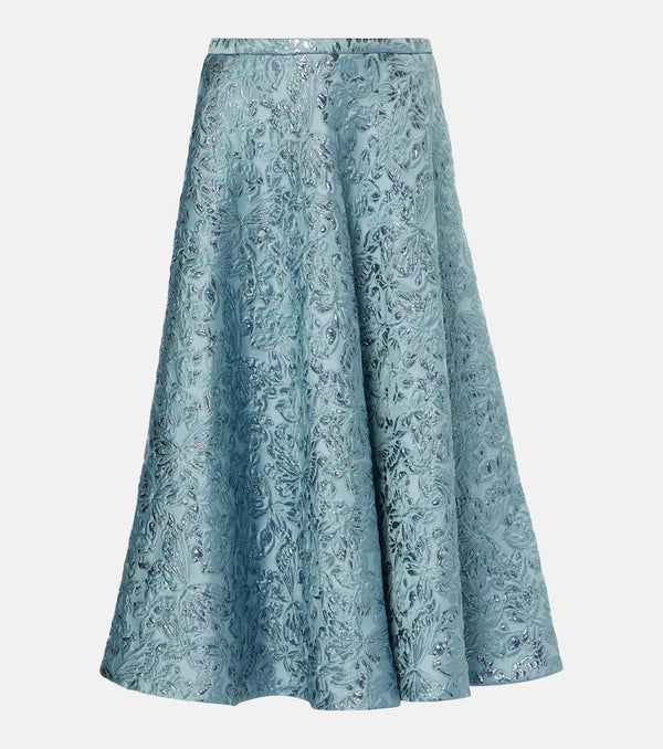 Gucci Brocade midi skirt