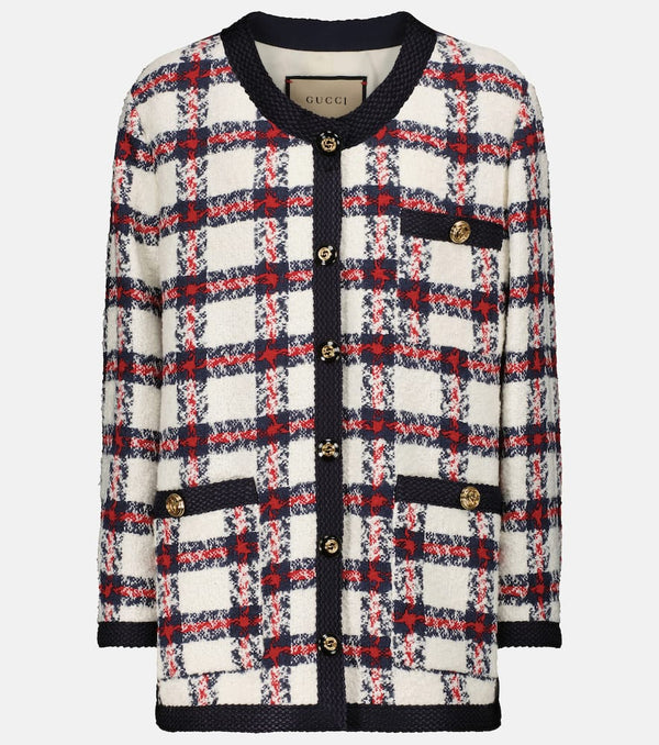 Gucci Checked tweed jacket