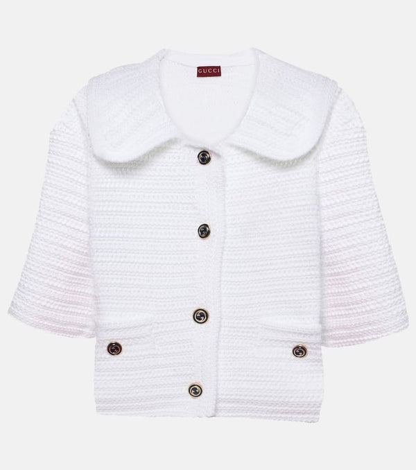 Gucci Cotton crochet cardigan