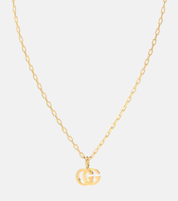 Gucci Double G 18kt gold and topaz necklace | LYBSTORE