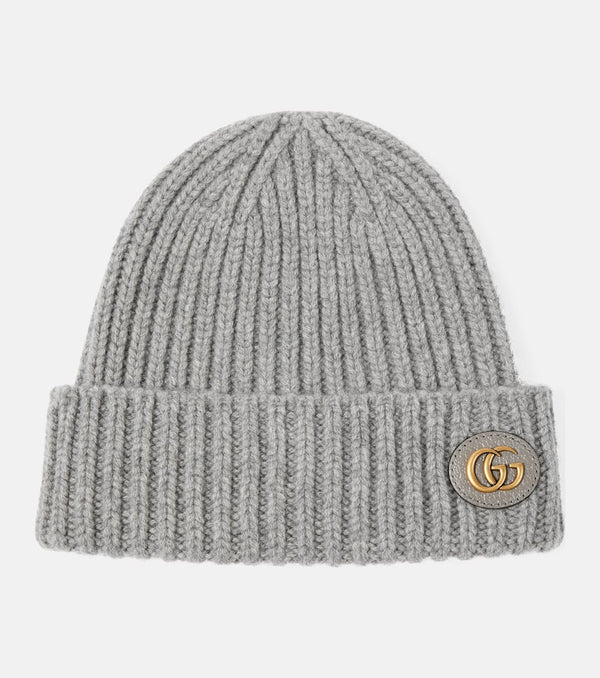 Gucci Double G wool and cashmere beanie | LYBSTORE