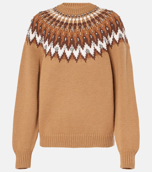 Gucci Fair Isle wool jacquard sweater