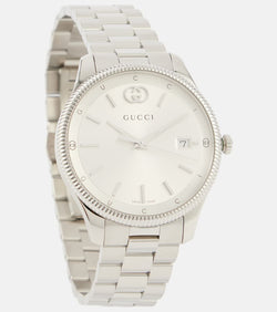 Gucci G-Timeless 38mm stainless steel watch