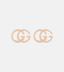 Gucci GG 18kt gold stud earrings