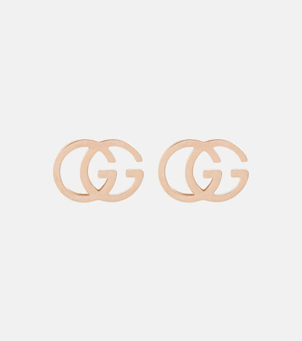 Gucci GG 18kt gold stud earrings | LYBSTORE